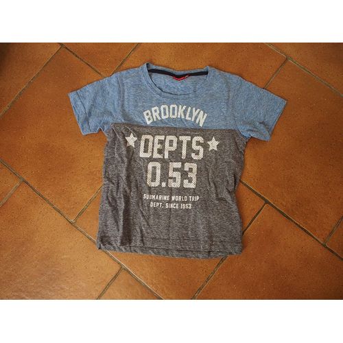T-Shirt Tissaia Polyester 6 Ans Bleu Clair