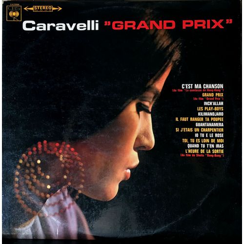 Caravelli - Disque Vinyle Lp 33 Tours - Cbs S-62994 Stéréo - "Grand Prix" : Inch'allah, Kilimandjaro, Les Play-Boys, C'est Ma Chanson, Si J'étais Charpentier, Quand Tu T'en Iras, Guantanamera, Etc