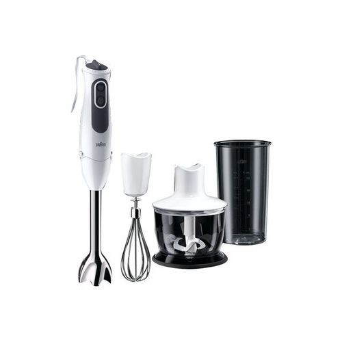 Braun Multiquick 3 MQ 3135WH Sauce - Mixeur à main - 750 Watt - blanc/gris