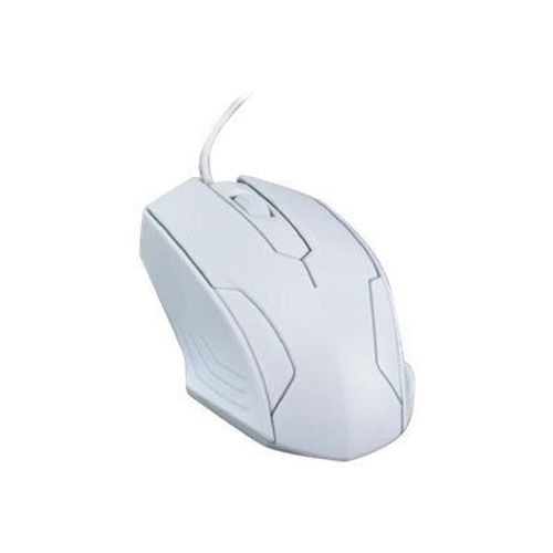 MCL Samar - Souris - infrarouge - 3 boutons - filaire - USB - blanc