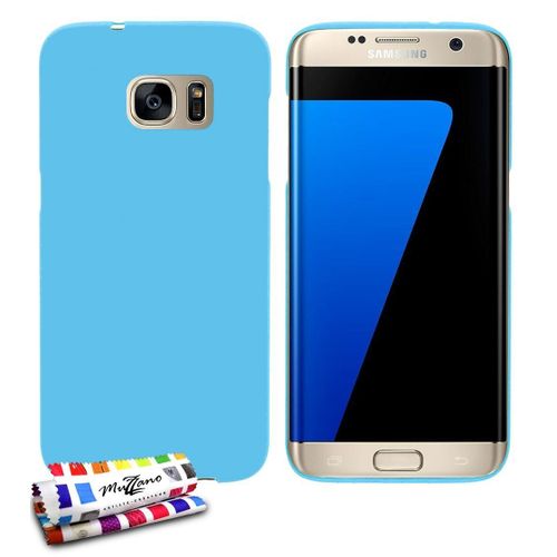 Coque Case Rigide Samsung Galaxy S7 Edge Bleu " Pearls " Ultra-Slim (B26)