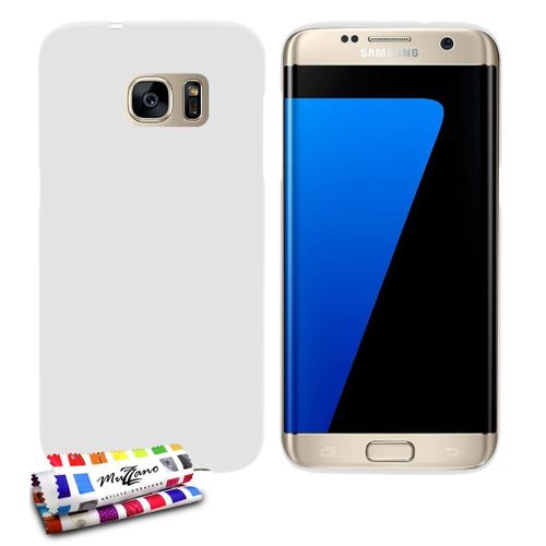 Coque Case Rigide Samsung Galaxy S7 Edge Blanc " Pearls " Ultra-Slim (B26)