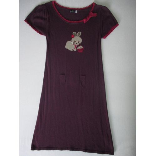 Robe Pull Lapin Noeud Mauve Sergent Major 14 Ans