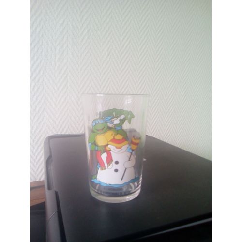 Verre A Moutarde Les Tortues Ninja N°4 Léonardo Et Le Bonhomme De Neige
