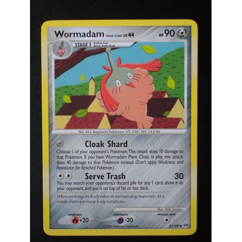 Série Arceus - Wormadam (Cheniselle) - 51/99