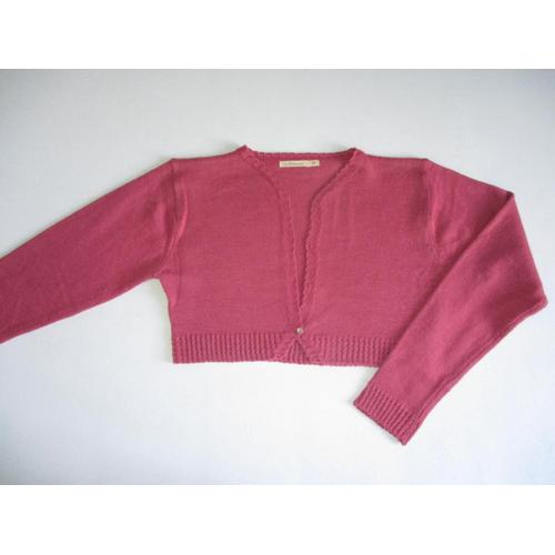 Gilet Fuchsia In Extenso 12 Ans