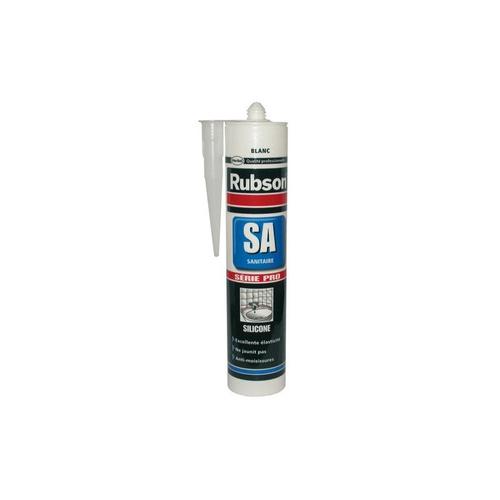 Rubson-Mastic silicone blanc cartouche de 310ml spécial sanitaire