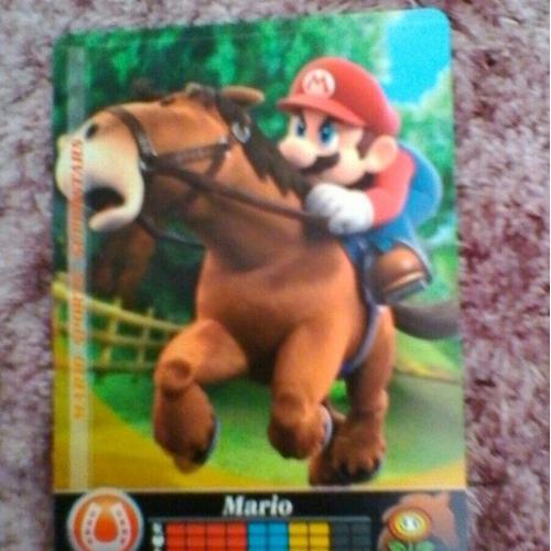 Carte Amiboo Mario Superstars Cheval