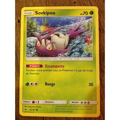 Carte Pokémon - Sovkipou - 16/147 - Ombres Ardentes