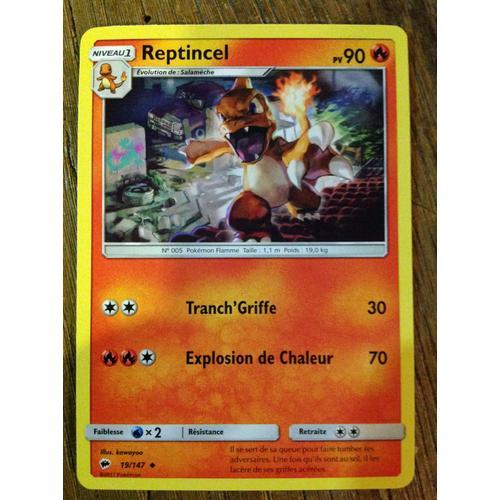 Carte Pokémon - Reptincel - 19/147 - Ombres Ardentes