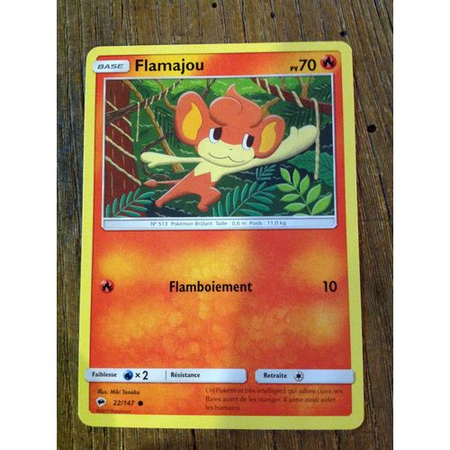 Carte Pokémon - Flamajou - 22/147 - Ombres Ardentes