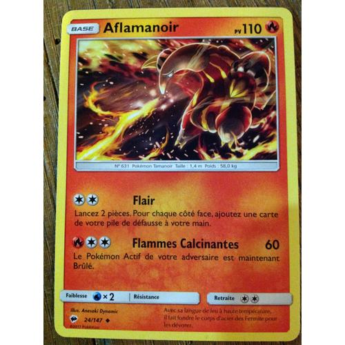 Carte Pokémon - Aflamanoir - 24/147 - Ombres Ardentes