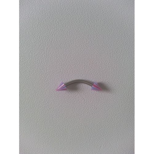 Piercing Arcade Pointu : Bleu & Violet.