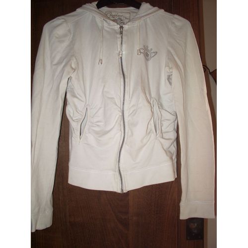 Veste À Capuche Clockhouse Taille S Blanche