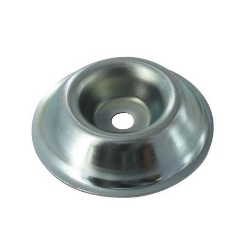 JARDIN PRATIQUE Coupelle d'appui en acier - Alésage 10 mm - ø 85 mm