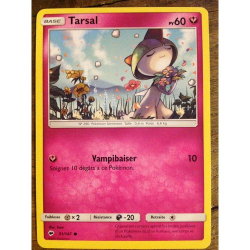 Carte Pokémon - Tarsal - 91/147 - Ombres Ardentes