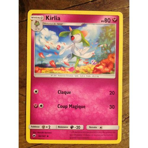 Carte Pokémon - Kirlia - 92/147 - Ombres Ardentes