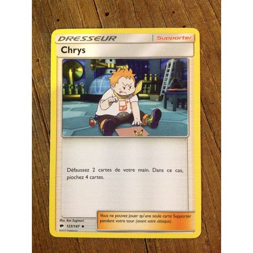 Carte Dresseur Pokémon - Chrys - 123/147 - Ombres Ardentes
