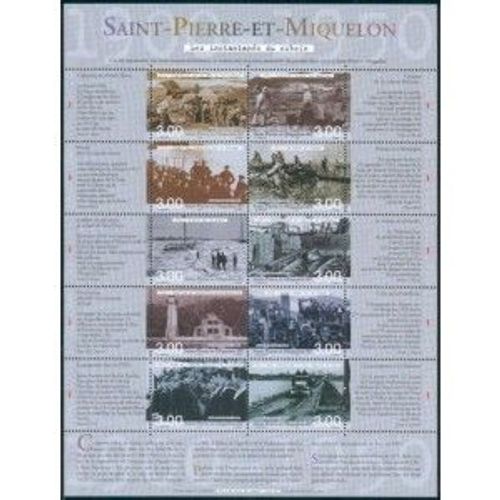 Planche Saint-Pierre-Et-Miquelon N°8 Les Instantanés Du Siècle