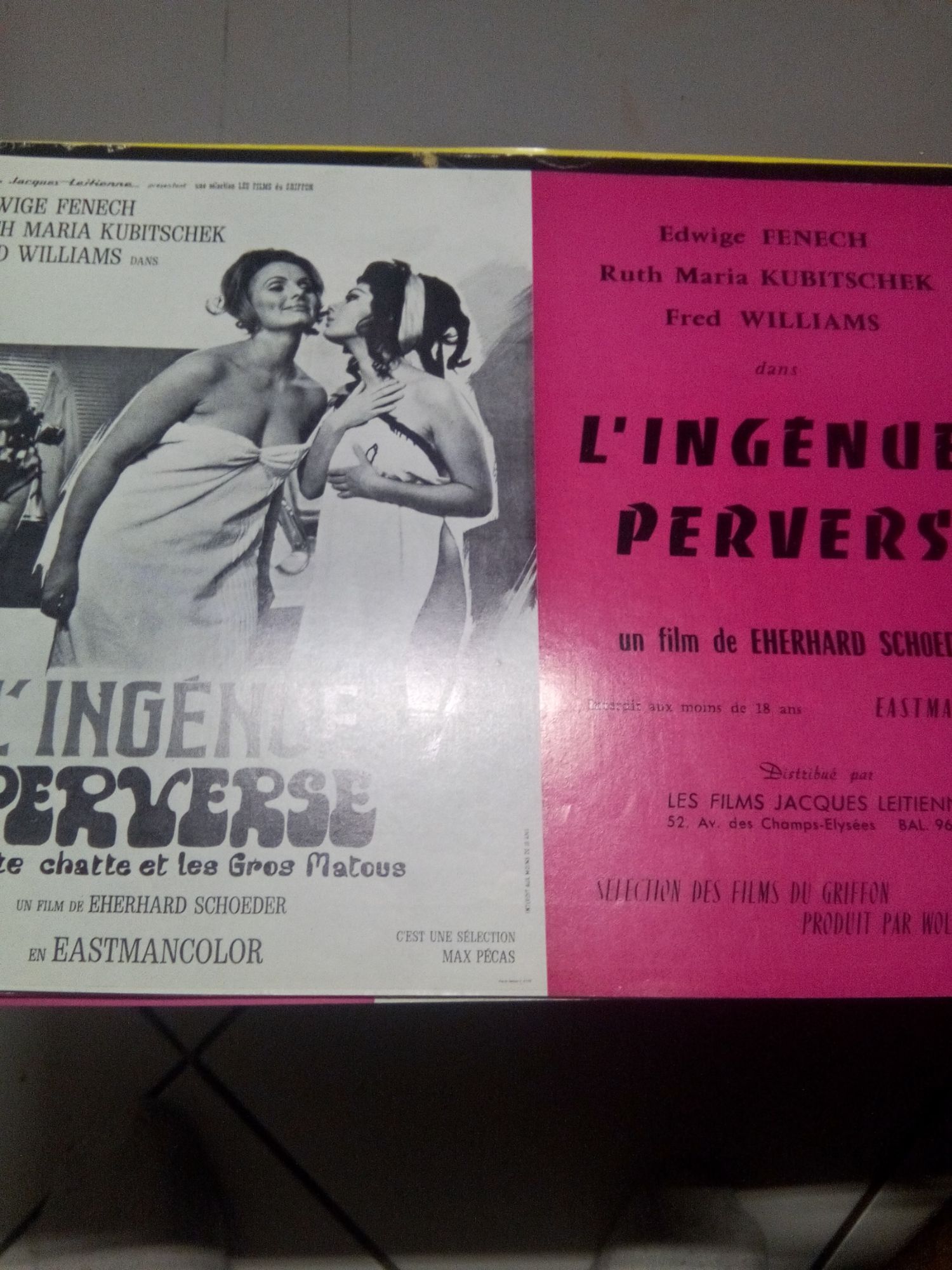 l'ingénue perverse - la petite chatte et les gros matous - eherhard  schröder - edwige fenech - synopsis photo du film 1969 | Rakuten