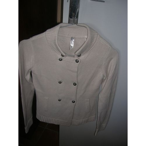 Veste Okaïdi Manches Longues Coton 10 Ans Beige