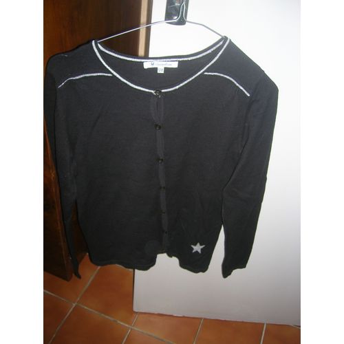 Veste U Collection Manches Longues Coton 12 Ans Noir