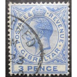 Gibraltar N°78 Oblitéré