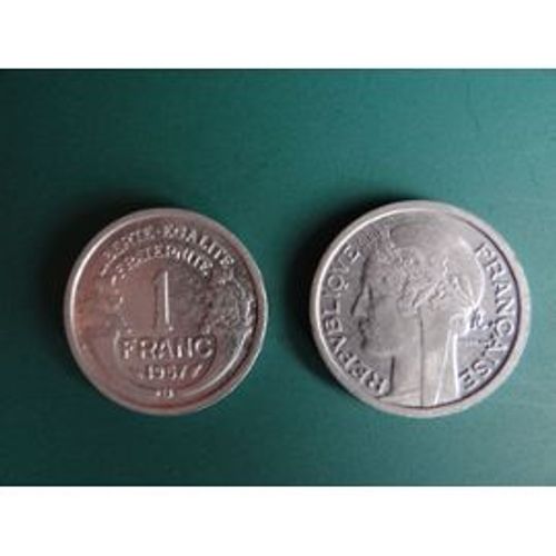Pièce De Monnaie De 1 Franc De 1957