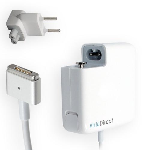 Visiodirect® Alimentation pour ordinateur portable APPLE MacBook Pro Core  i7 3.0 13 model 2013 20V 4.25A 85W magsafe 2 Adaptateur Chargeur