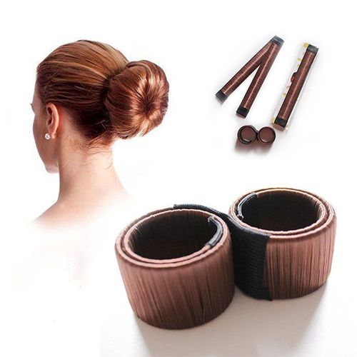 Accessoire De Coiffure Pour Réaliser Des Chignons Facilement - Chignon Facile - Magic Bun - Couleur Chocolat