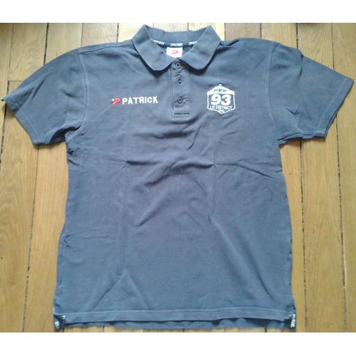 Polo Patrick Fff 93 Le District Gris Foncé Taille L 100% Coton