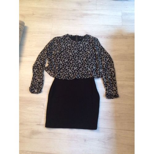 Robe Zara Polyester Taille S Noir