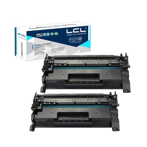 LCL(TM) 26A CF226A (2-Pack,Noir) Cartouche de Toner Compatible pour HP LaserJet Pro M426fdw