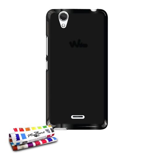 Coque Souple Wiko Birdy Noir " Glossy Hybrid " Ultra-Slim (B33)