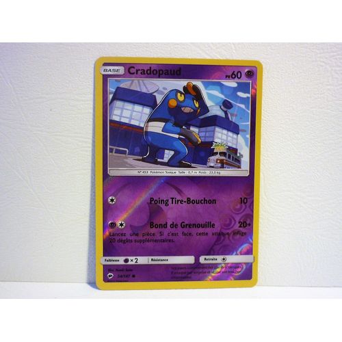 Carte Pokémon Francaise Reverse Cradopaud-54/147 - Ombres Ardentes