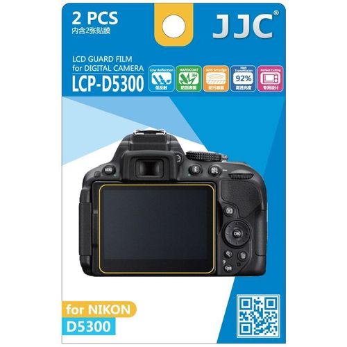 JJC LCP-D5300 Guard Film Protection d'écran pour Nikon D5300 (2 pièces) - protection d'écran antireflet