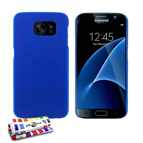 Coque Rigide Samsung Galaxy S7 Edge Bleu Marine " Glossy Hybrid " Ultra-Slim (B26)