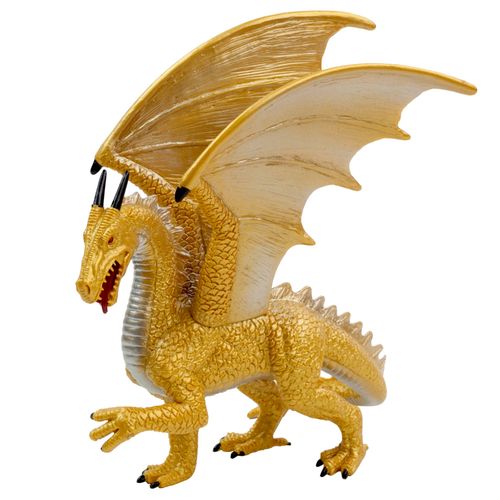 Jouet Figurine Mythique - Dragon Doré - Planète Des Animaux