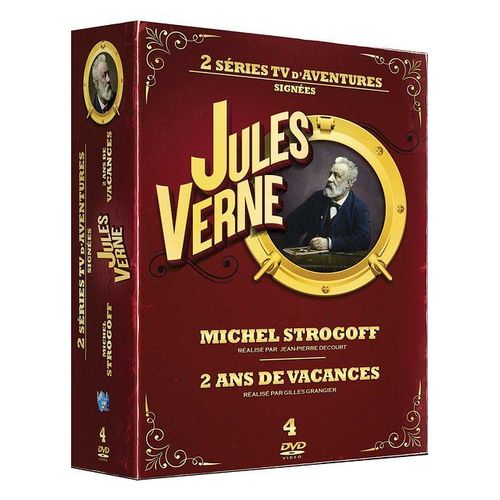 Jules Verne - Coffret : Michel Strogoff + Deux Ans De Vacances - Pack