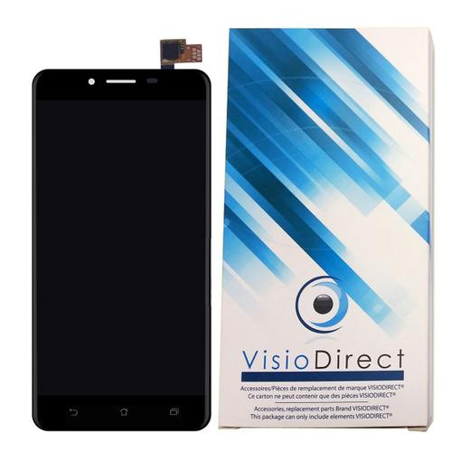 Visiodirect® Ecran Complet Pour Asus Zenfone 3 Max 5.5" Zc553kl Noir Téléphone Portable Vitre Tactile + Écran Lcd