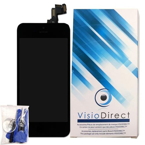 Visiodirect® Ecran Complet Tout Assemblé Pour Iphone 5s Noir Téléphone Portable Vitre Tactile + Écran Lcd + Outils