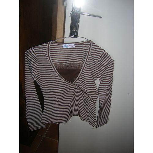 T-Shirt Teen's Moving Manches Longues 95% Viscose,5% Elasthanne 12 Ans Multicolore