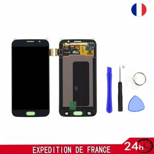 Écran Lcd Vitre Tactile Réparation Pré-Monté Pour Samsung Galaxy S6 Sm-G920f Bleu + Outils