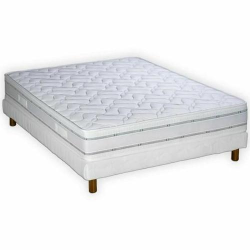 Ensemble Sommier Et Matelas 140x190 Memoire De Forme 22cm