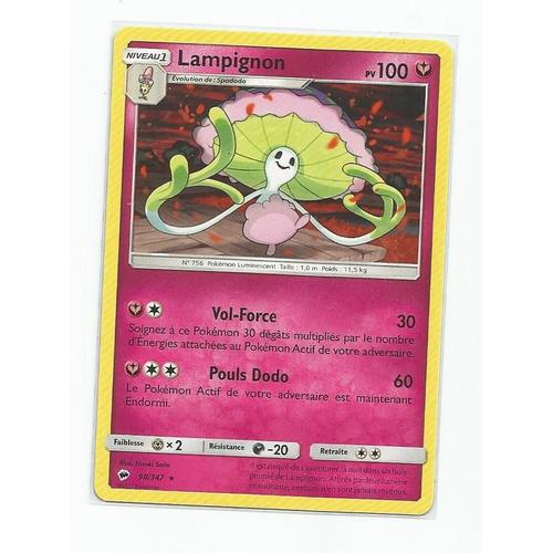 Cartes Pokemon: Lampignon 98/147 Rare Soleil Et Lune 3 Sl03