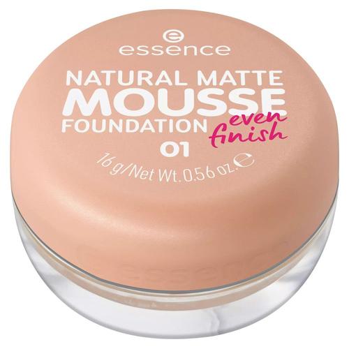 Essence - Fond De Teint Mousse Natural Matte Mousse - 01 