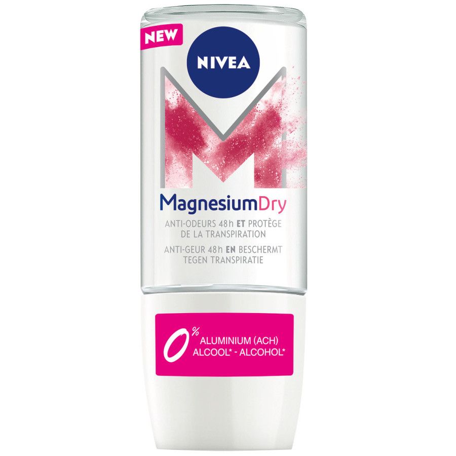 Pack De 3 - Nivea - Déodorant Bille Femme Magnesium Dry Care 3x50ml 