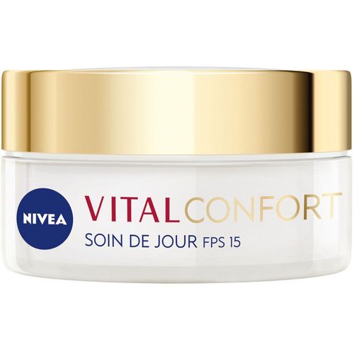 Pack De 2 - Crème Visage Anti-Âge Nivea Peaux Matures Et Sèches Fps15 Vital 50ml 