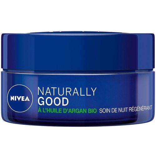 Pack De 2 - Crème Visage Nuit Nivea Régénérante Huile D'argan Bio Naturally Good 50ml 