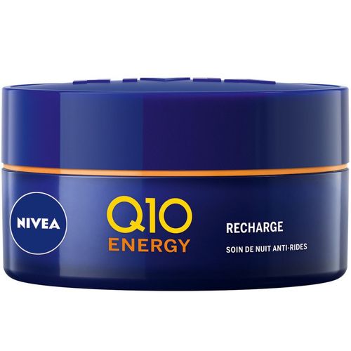 Pack De 2 - Soin De Nuit Anti-Rides Nivea Au Q10 Naturel Et Vitamines C Et E Q10 Energy 50ml 